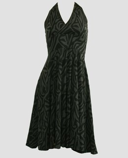 Front - Zebra grey marilyn dress