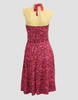 Back - Leopard pink marilyn dress