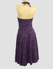 Back - Leopard purple marilyn dress