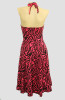 Back - Zebra pink marilyn dress
