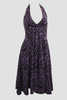 Zebra purple marilyn dress