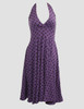 Dot L purple marilyn dress