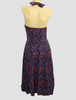 Skull rose purple marilyn dress
