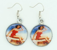 Pin up blue mix pendant