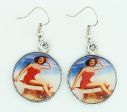 Pin up blue mix pendant