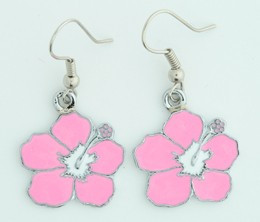 Hibiscus pink mix pendant