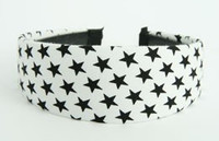 Star white-black large cotton