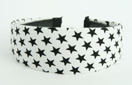 Star white-black large cotton