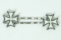 Herocross white-black mix slide