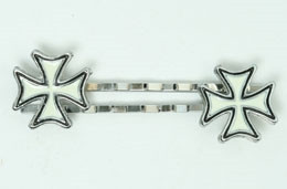 Herocross white-black mix slide