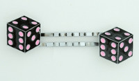 Dice PE black-pink mix slide