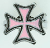 Herocross pink-black mix ring
