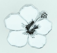 Hibiscus white mix ring