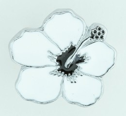 Hibiscus white mix ring