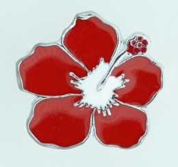 Hibiscus red mix ring