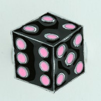 Dice PE black-pink mix ring
