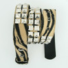 Zebra brown belt studs belt Zebra brown belt studs belt