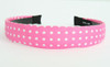 Dot pink-white M medium cotton