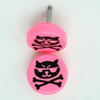 Cat bone pink flat fake piercing