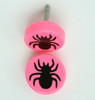 Spider pink flat fake piercing