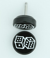 Dice flat fake piercing