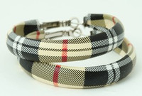 Scotch beige creole ear ring