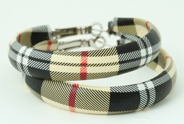 Scotch beige creole ear ring