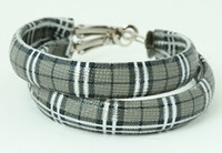 Scotch grey creole ear ring