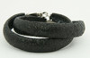 Black creole ear ring