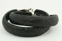 Black creole ear ring