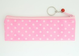 Dot pink pencil bag Bag