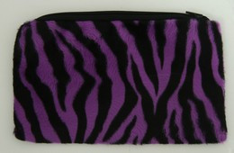 Zebra Purple Pencil bag Bag