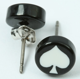 Ace black-white circular reference stud