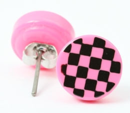 Check pink circular reference stud