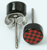 Check black-red circular reference stud