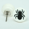 Spider white circular reference stud