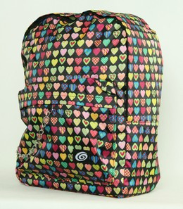 Heart color mix rucksack