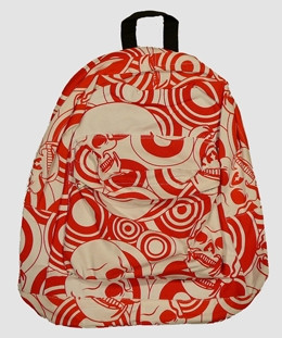 Skull big red mix rucksack