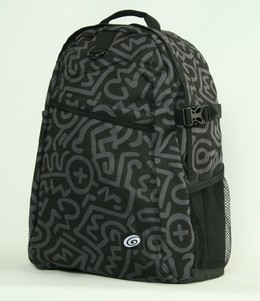 Black grey mix rucksack