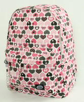 Hearts pink mix rucksack