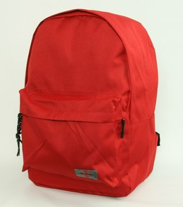 Plain red mix rucksack