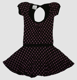 OIB skull black-pink fashion dress