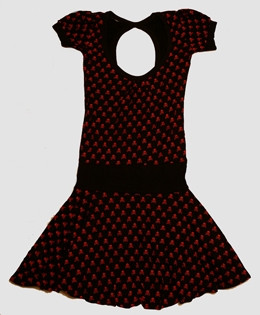OIB skull black-red fashion dress