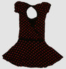 OIB 3D star black-red fashion dress