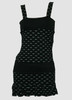 Bat black-grey fashion dress