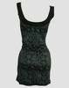 Back - Punk flower grey fashion dress