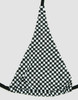 Check black-white bikini lady