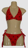 3D star red bikini lady