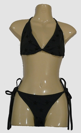 3D star grey bikini lady