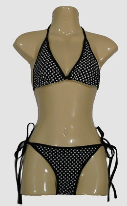 Star black-white bikini lady
